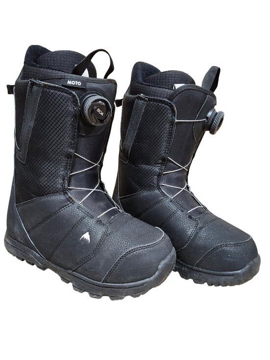 Burton Other - Burton Mens Size 7.5|Women's 9 Moto BOA Snowboard Boots Black Soft Flex